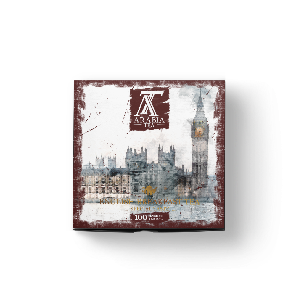 English 100 Env 100 Tea Bag with Envelope (English Breakfast) - Image 1